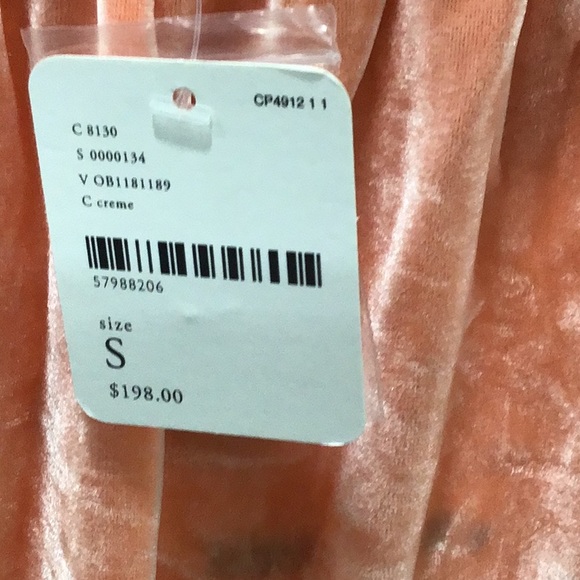 🆕 FREE PEOPLE Tiered Velvety Sleeveless Maxi Dress Salmon - Picture 12 of 12